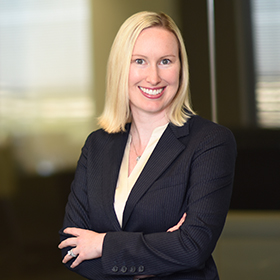 Ashley_Halberda seen in black and white color combination formal office outfit